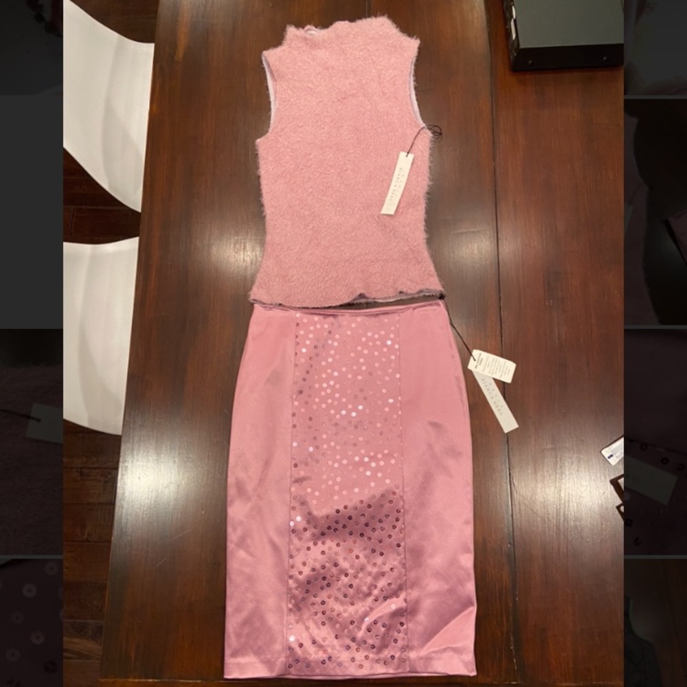 NWT Mario Bianco Nero Pink Set!